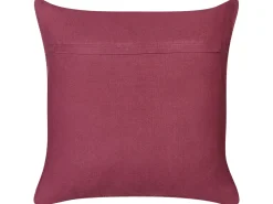 Set di 2 cuscini CADETIA Cotone 45 x 45 cm Bordeaux Tinta unita