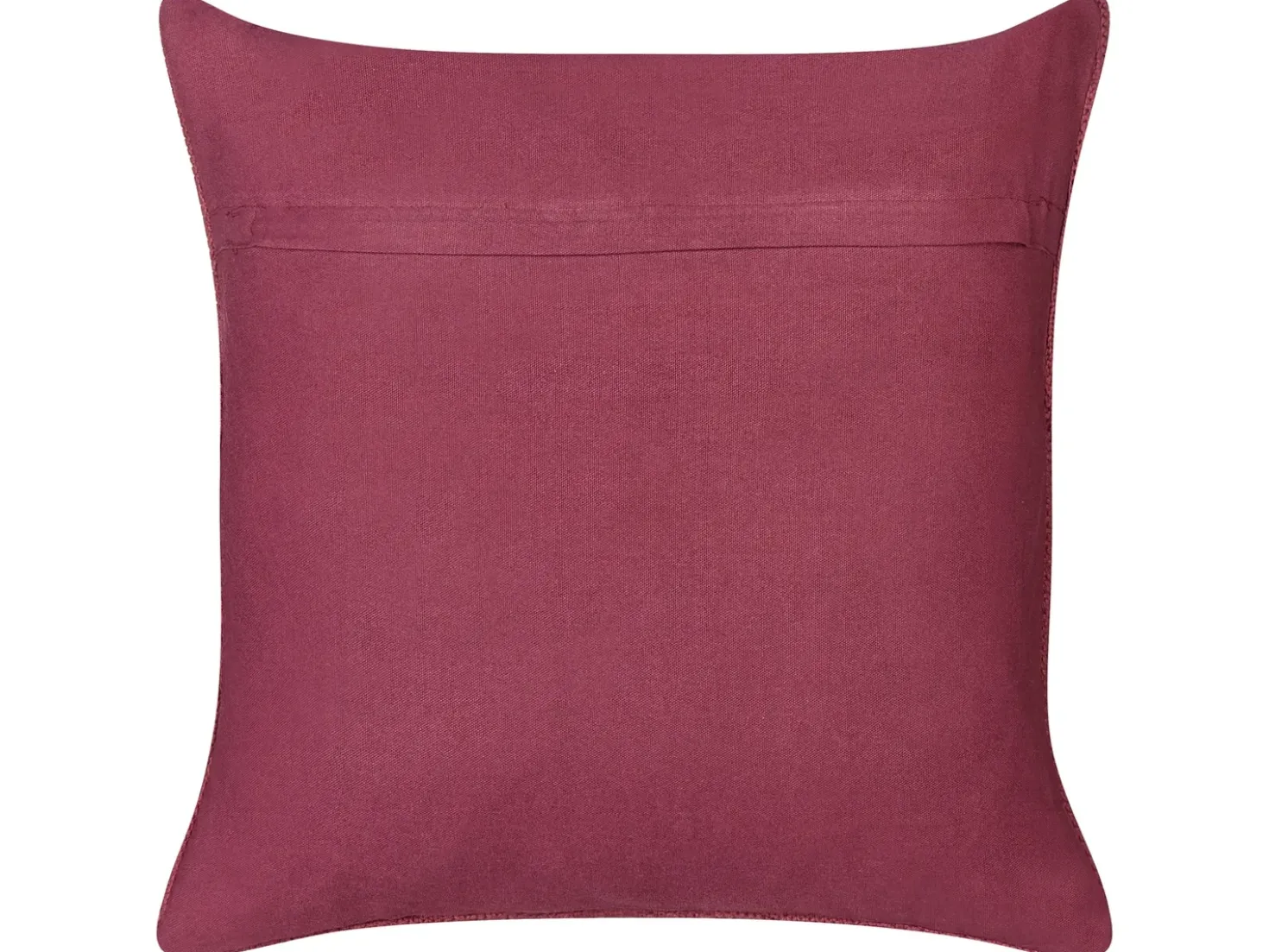 Set di 2 cuscini CADETIA Cotone 45 x 45 cm Bordeaux Tinta unita