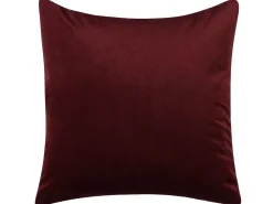 Set di 2 cuscini CALLA Velluto 45 x 45 cm Rosso Trama di piante