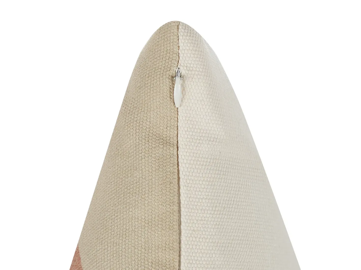 Set di 2 cuscini CALLIOPSIS 45 x 45 cm Bianco Trama astratta