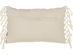 Set di 2 cuscini CALTHA Cotone 30 x 50 cm Beige Trama astratta