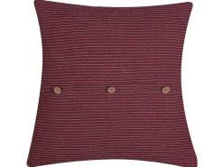 Set di 2 cuscini CAMPANULA 43 x 43 cm Rosso Tinta unita