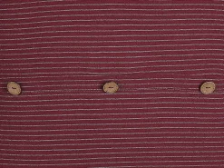 Set di 2 cuscini CAMPANULA 43 x 43 cm Rosso Tinta unita