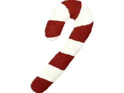 Set di 2 cuscini CANDY CANE Bouclé 22 x 55 cm Rosso Modello natalizio