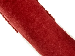 Set di 2 cuscini CANDY CANE Bouclé 22 x 55 cm Rosso Modello natalizio