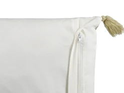 Set di 2 cuscini CARISSA Cotone 45 x 45 cm Multicolore Trama floreale