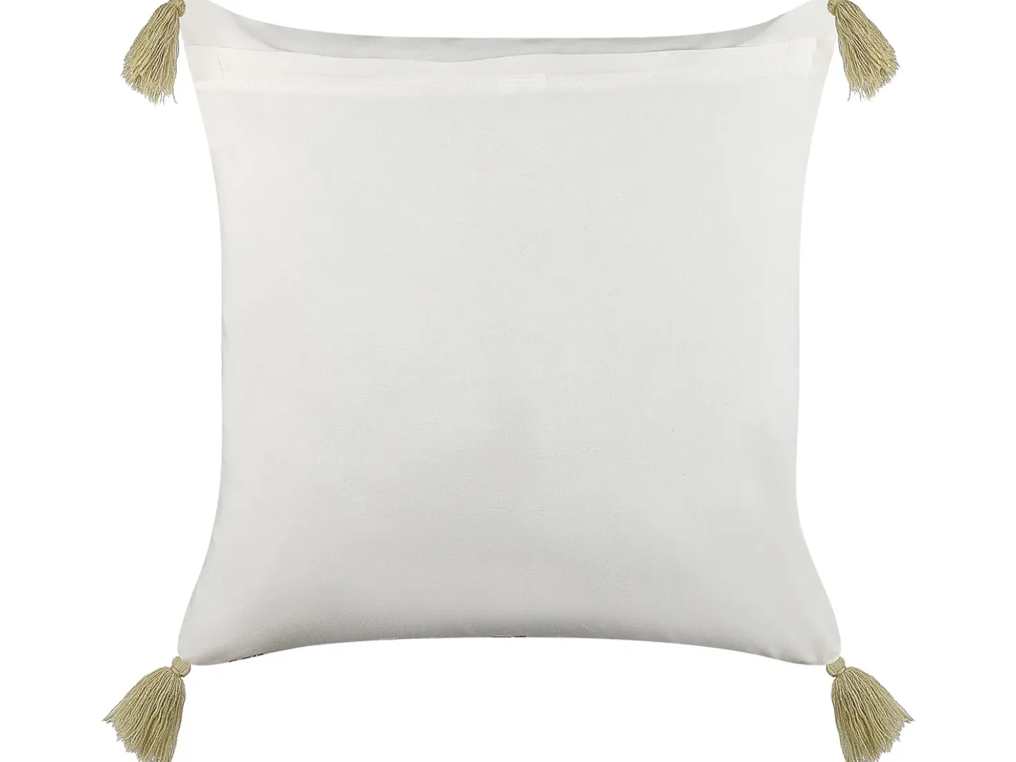 Set di 2 cuscini CARISSA Cotone 45 x 45 cm Multicolore Trama floreale