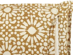 Set di 2 cuscini CEIBA Cotone 45 x 45 cm Beige Trama geometrica