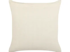 Set di 2 cuscini CERCIS Cotone 45 x 45 cm Beige Trama geometrica