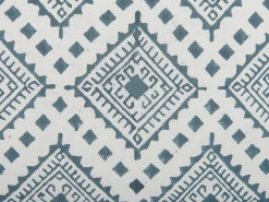 Set di 2 cuscini CORDATA Cotone 45 x 45 cm Blu Trama orientale