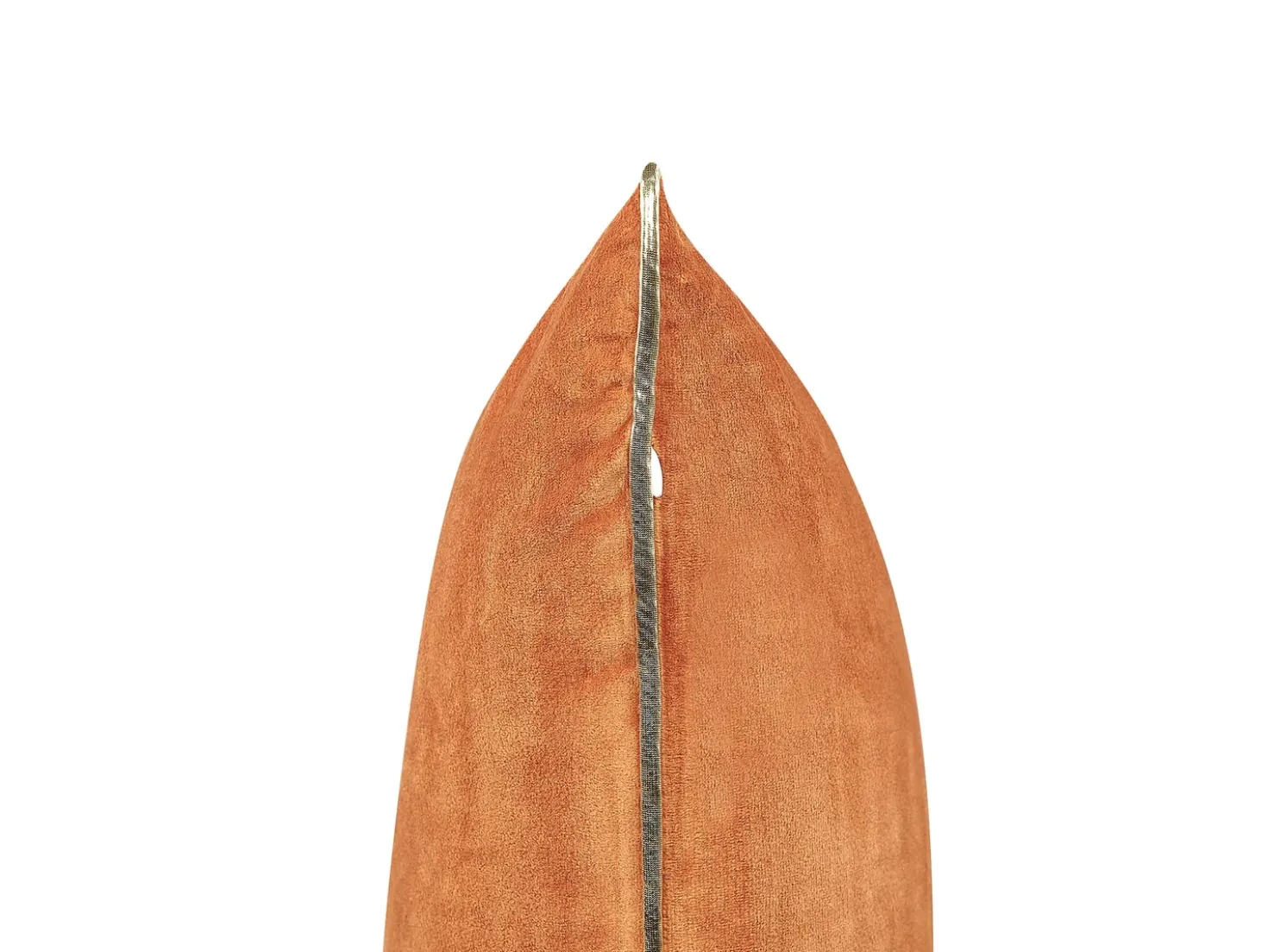 Set di 2 cuscini CROCUS Velluto 45 x 45 cm Arancione Trama astratta