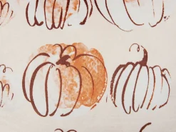 Set di 2 cuscini CUCURBITA Velluto 45 x 45 cm Beige Trama di piante