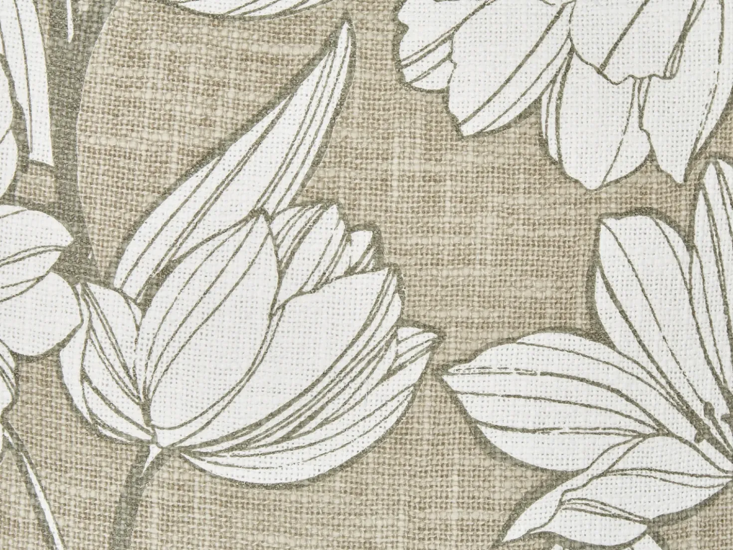 Set di 2 cuscini CYANOTIS Cotone 45 x 45 cm Verde Trama floreale