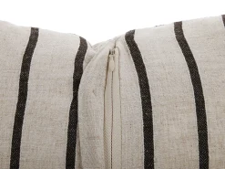 Set di 2 cuscini CYNARA Cotone 43 x 43 cm Beige A strisce