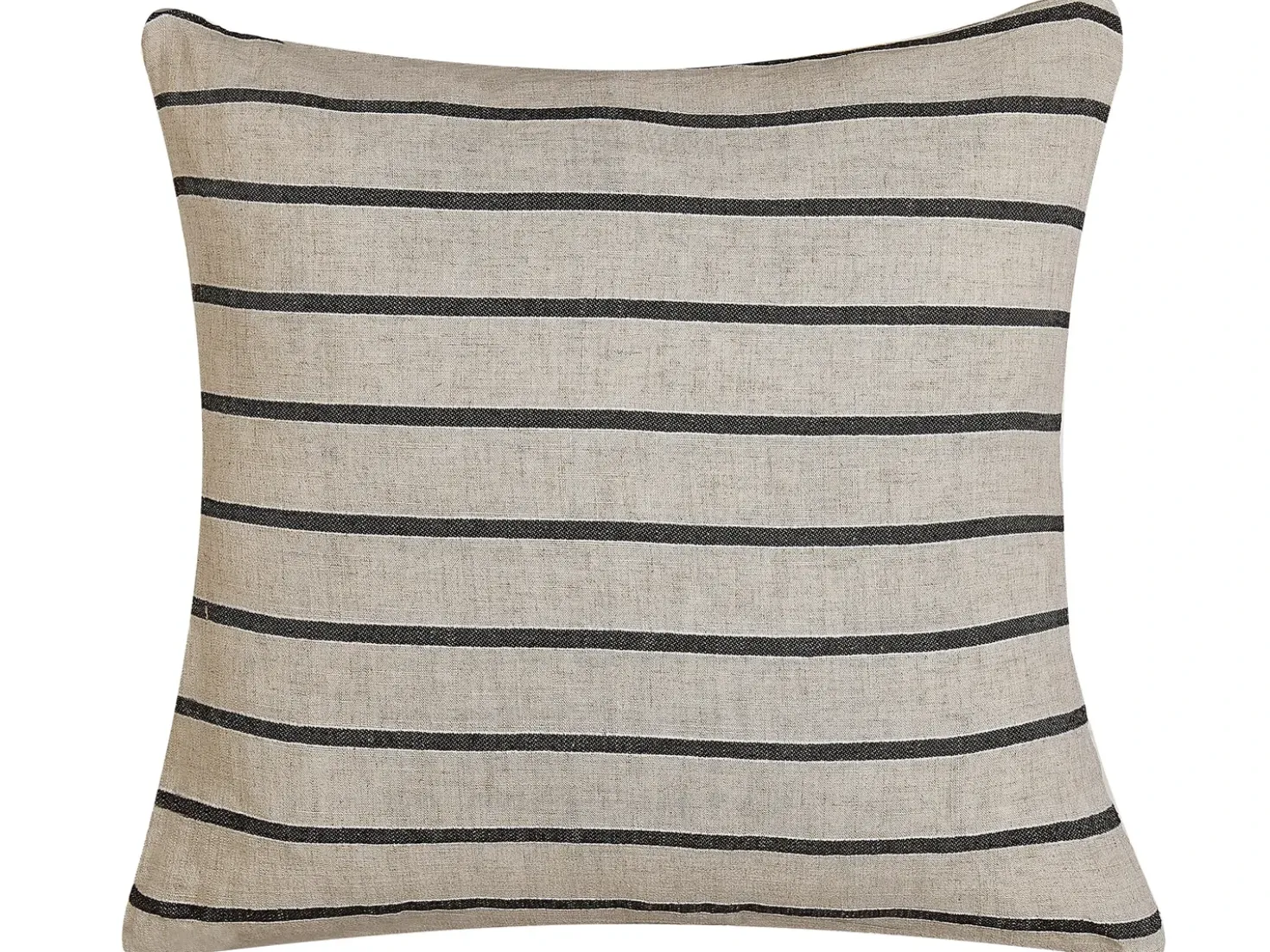 Set di 2 cuscini CYNARA Cotone 43 x 43 cm Beige A strisce
