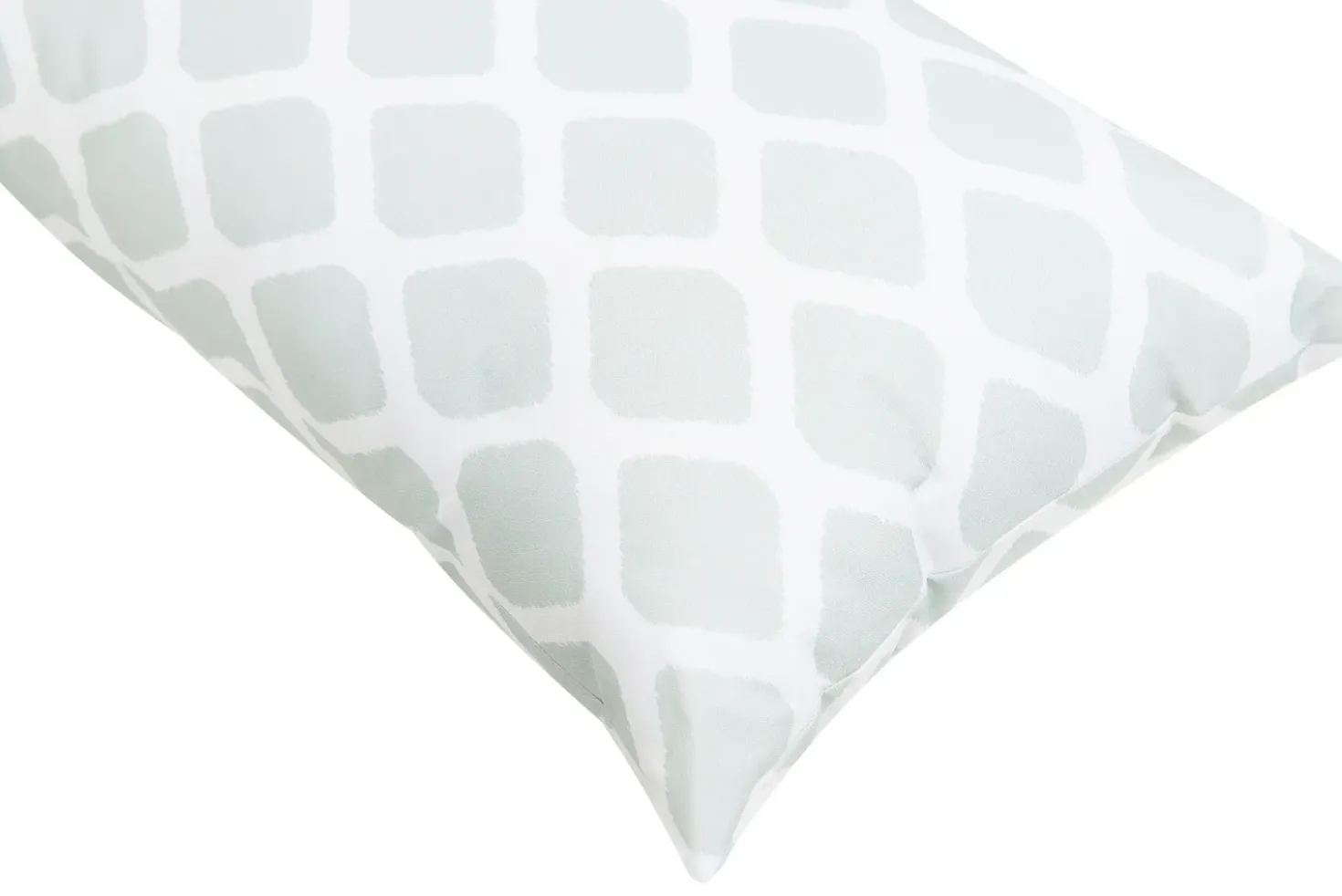 Set di 2 cuscini da esterno KALAMOS Trama geometrica 40 x 70 cm Verde menta