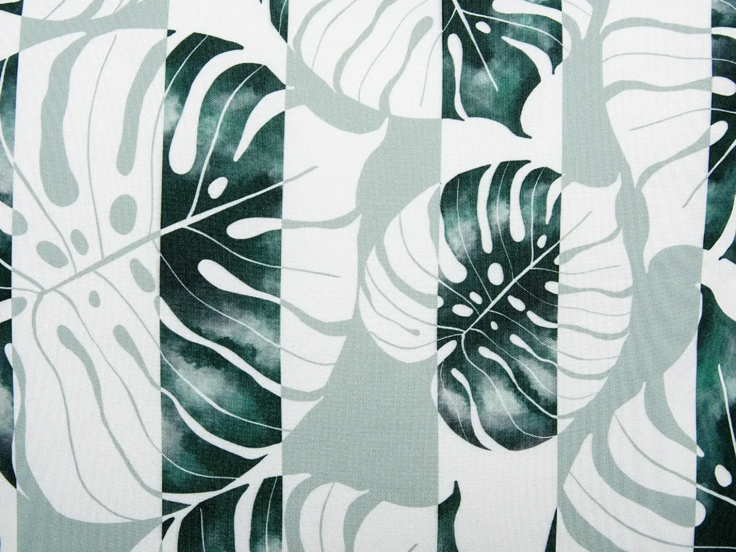 Set di 2 cuscini da esterno TERMINI Trama di piante 45 x 45 cm Verde