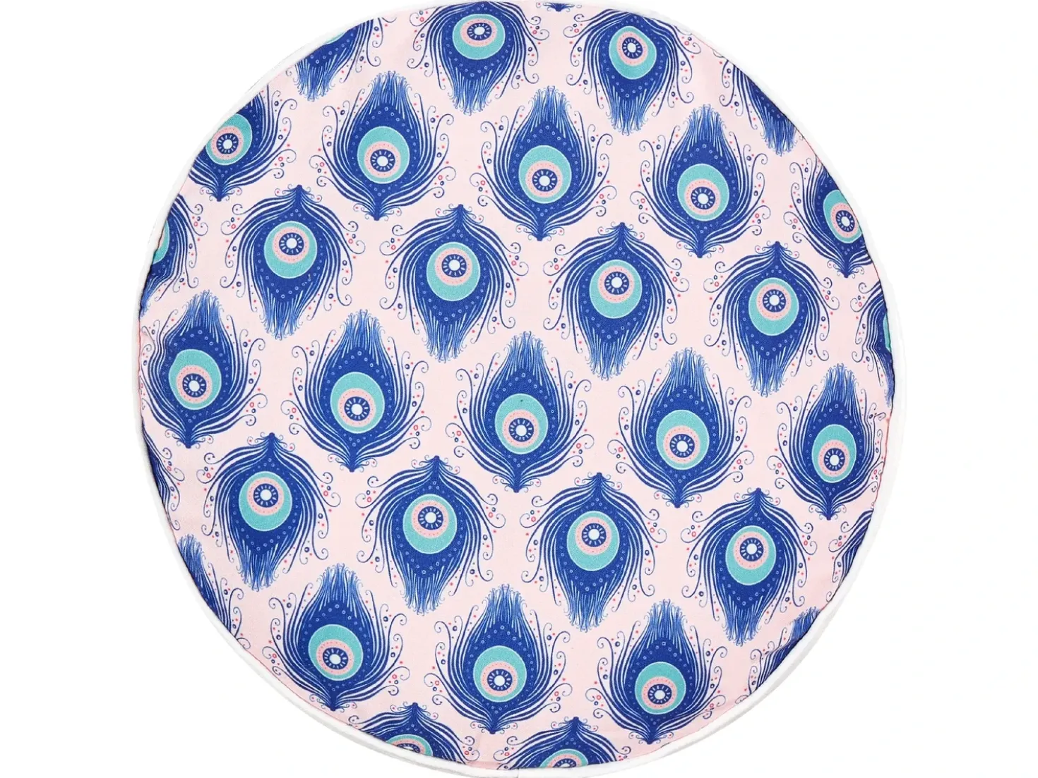 Set di 2 cuscini da esterno CERIANA Trama animale 40 x 40 cm Blu