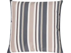 Set di 2 cuscini da esterno KASTOS A strisce 40 x 40 cm Tortora