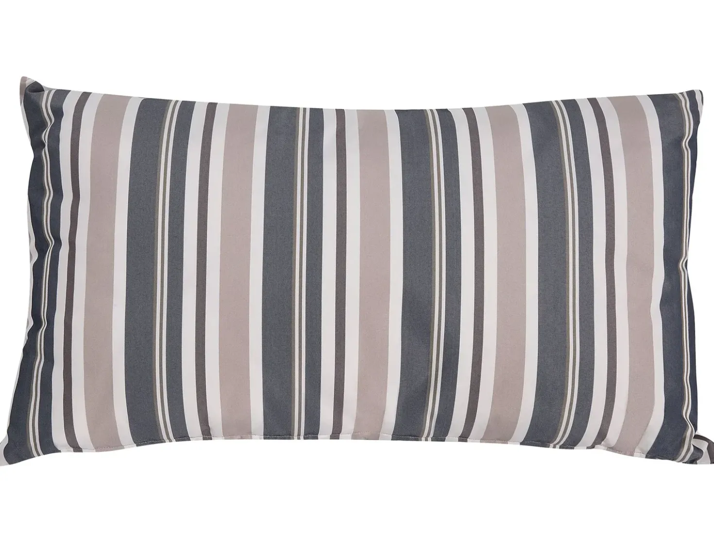 Set di 2 cuscini da esterno KASTOS A strisce 40 x 70 cm Tortora