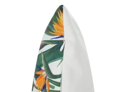 Set di 2 cuscini da esterno TSOTYLI Trama floreale 45 x 45 cm Verde