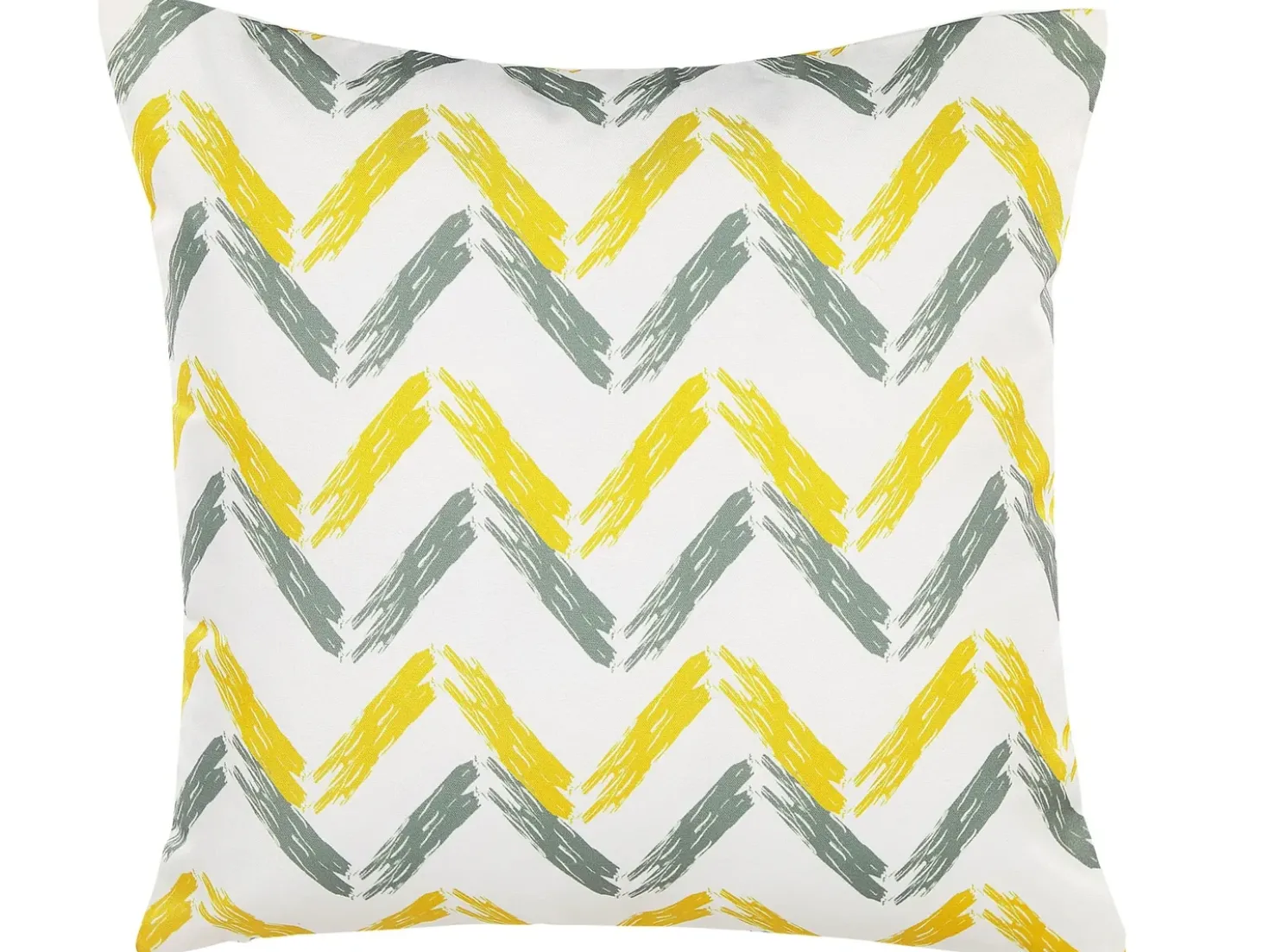 Set di 2 cuscini da esterno AFFILE Trama Chevron 45 x 45 cm Multicolore