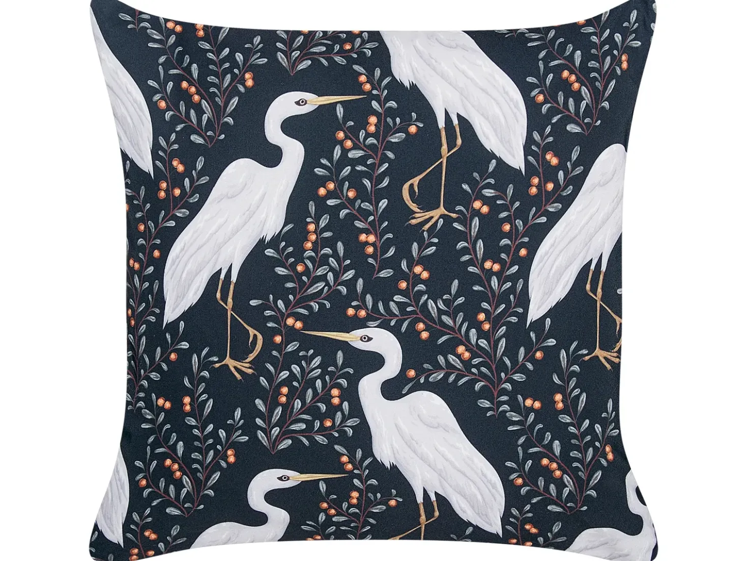 Set di 2 cuscini da esterno PIANAZZO Trama animale 45 x 45 cm Nero