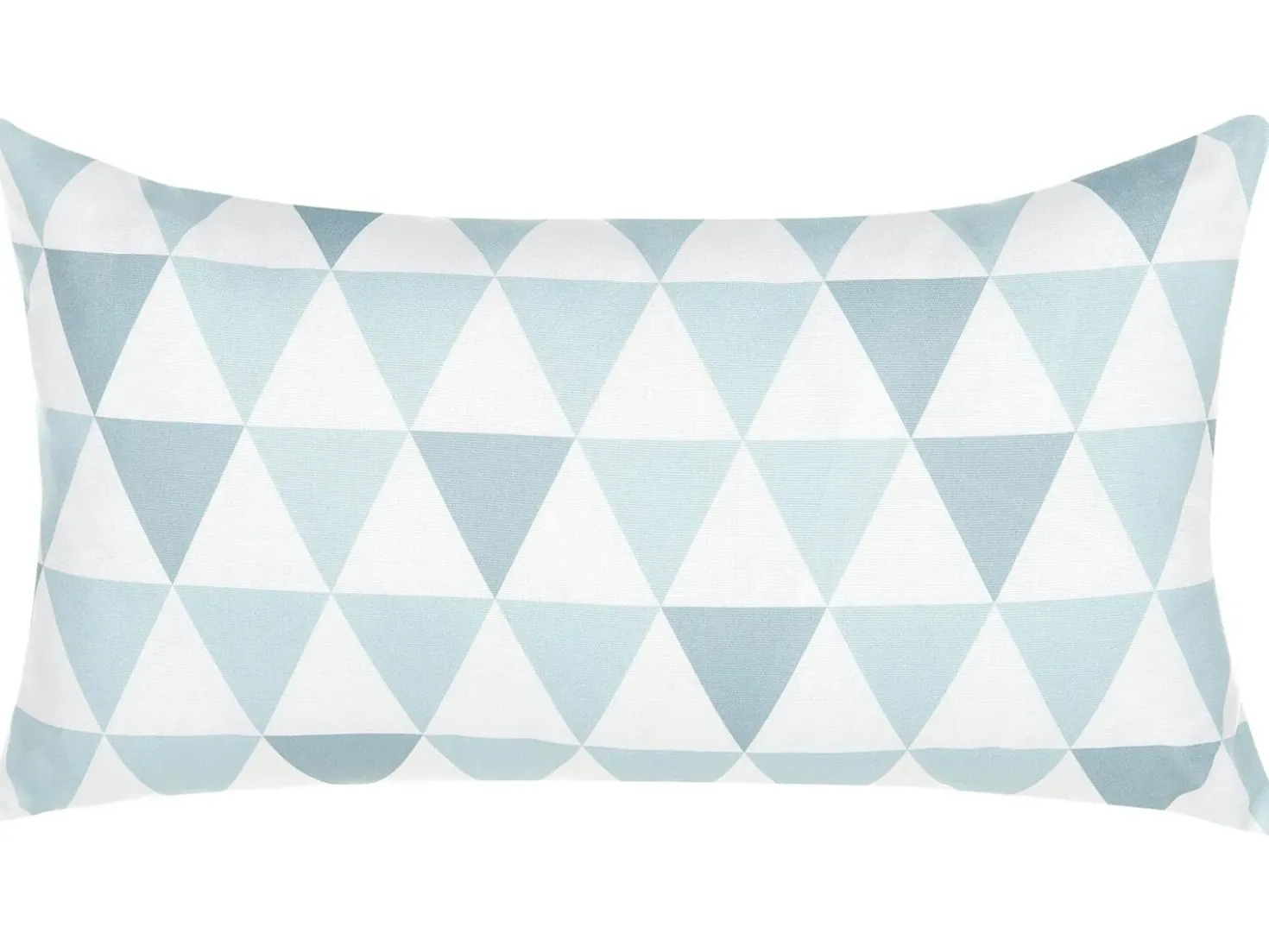 Set di 2 cuscini da esterno TRIFOS Trama geometrica 40 x 70 cm Blu