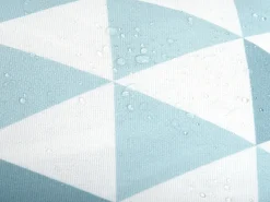 Set di 2 cuscini da esterno TRIFOS Trama geometrica 40 x 70 cm Blu