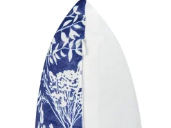 Set di 2 cuscini da esterno GLIMMER Trama di piante 30 x 50 cm Blu