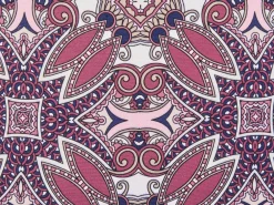 Set di 3 cuscini da esterno MIRAGE Trama orientale Multicolore