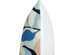 Set di 2 cuscini da esterno VEGLINO Trama di piante 45 x 45 cm Blu