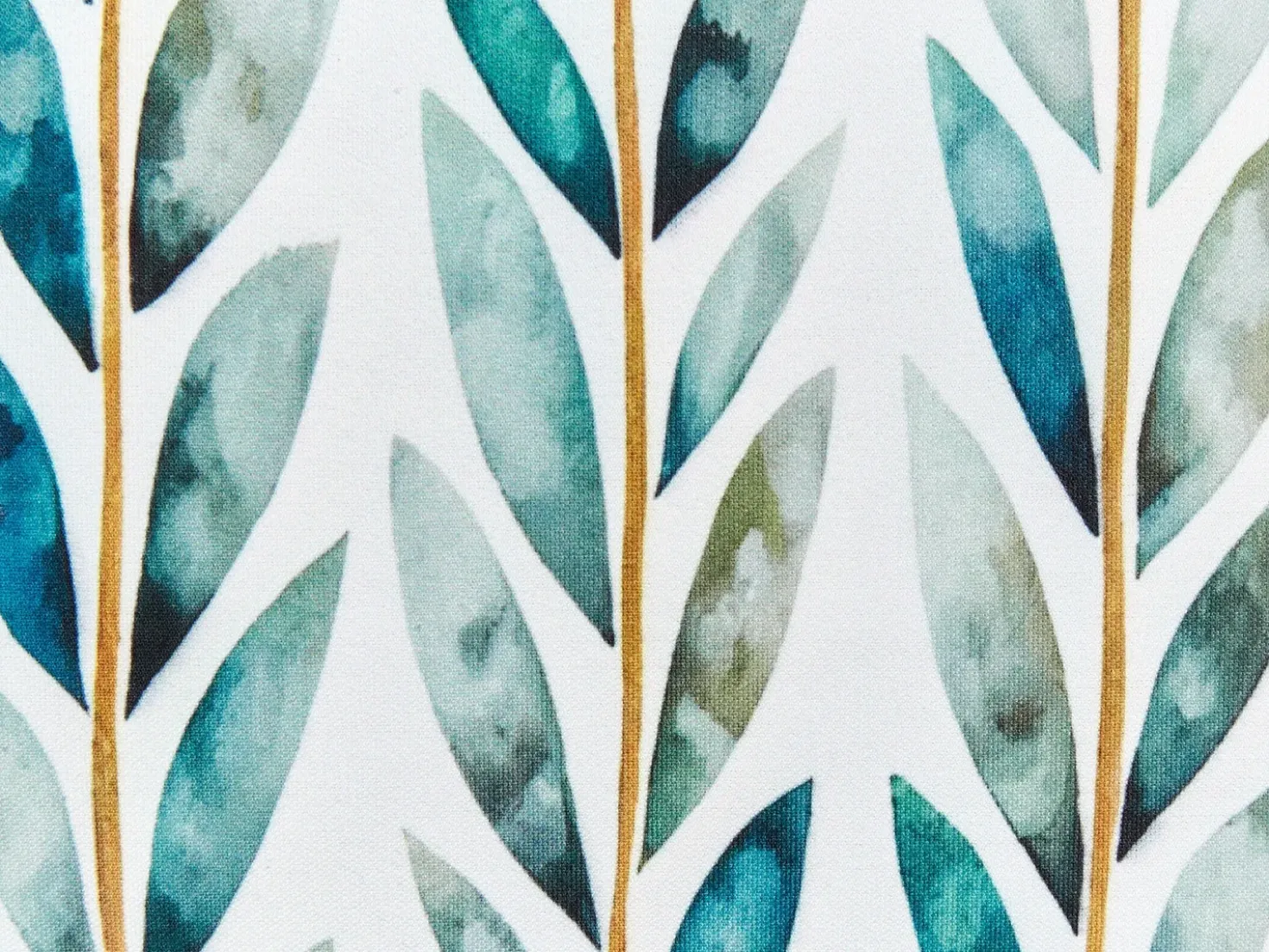 Set di 2 cuscini da esterno LOANO Trama di piante 40 x 60 cm Verde