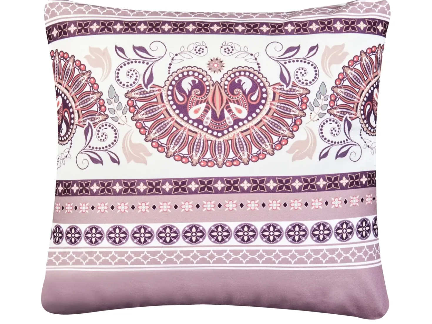 Set di 2 cuscini da esterno TVISTA Trama orientale 45 x 45 cm Viola
