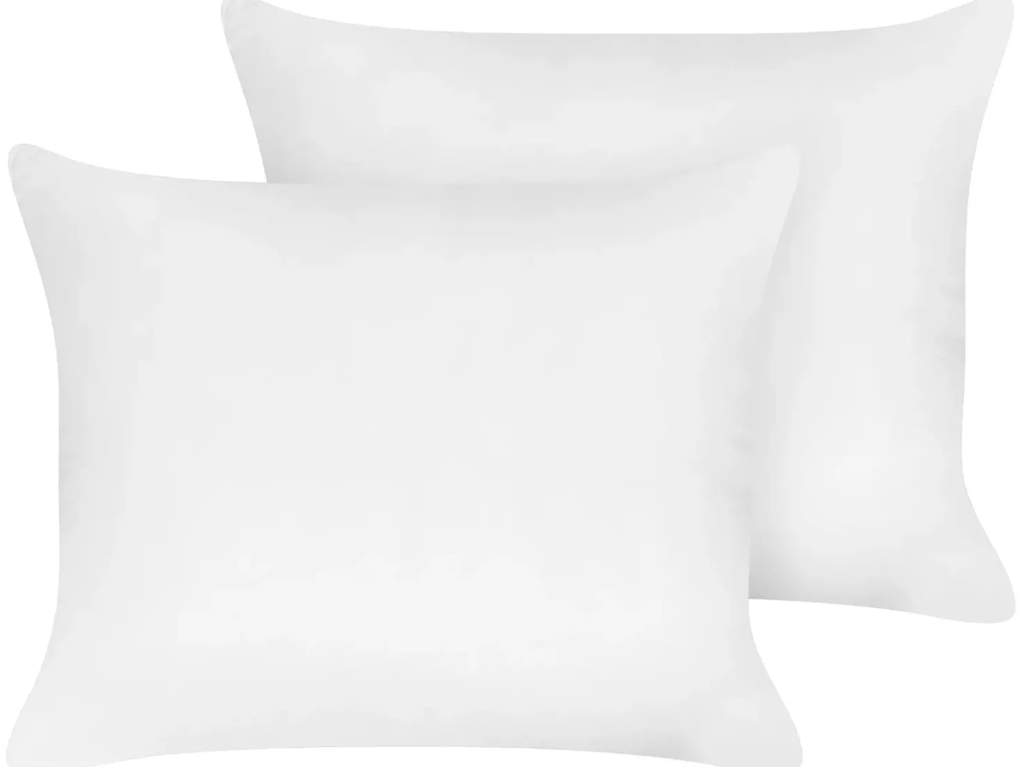 Set di 2 cuscini da letto TRIGLAV Alto Poliestere 50 x 60 cm Bianco