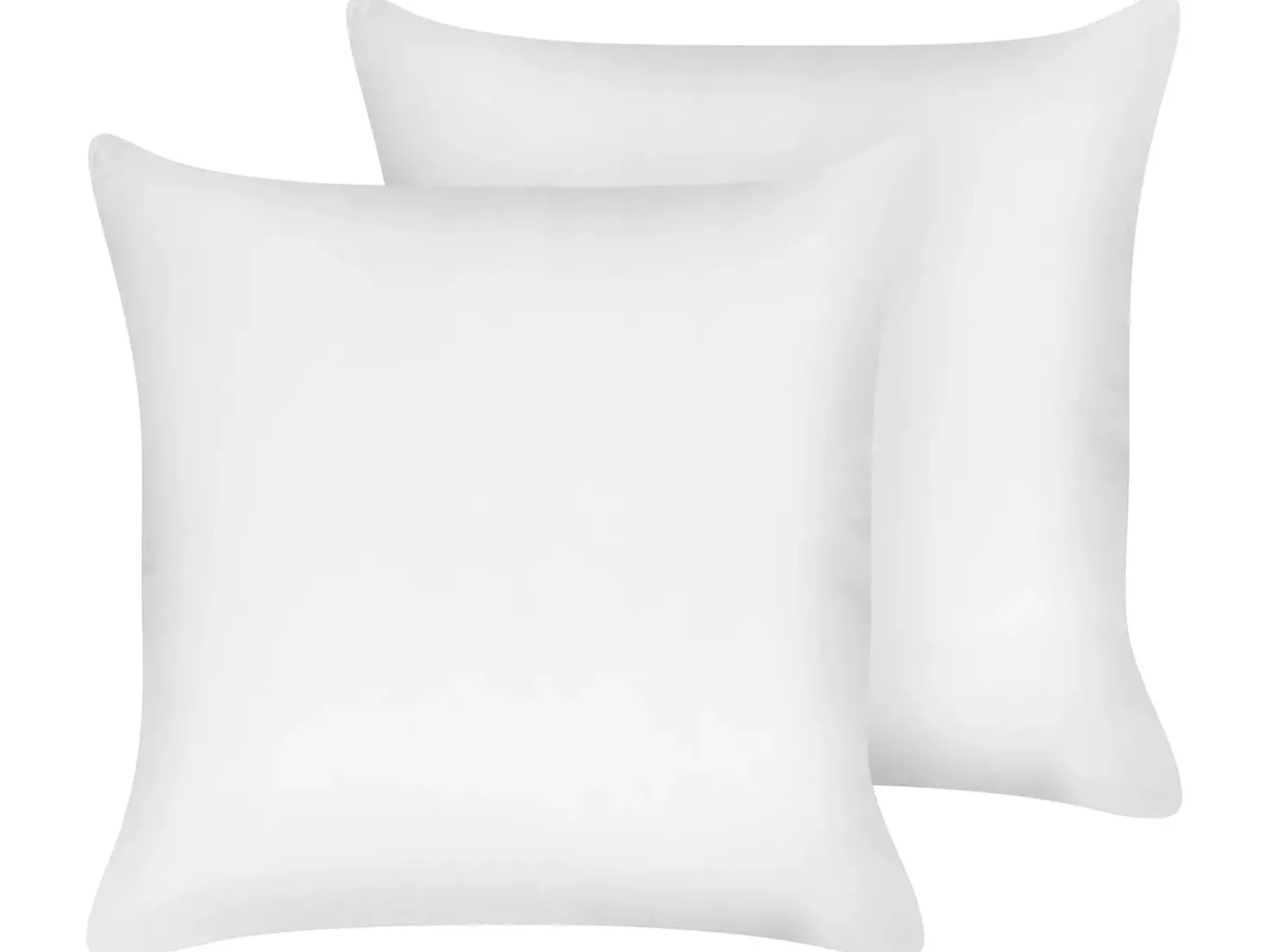 Set di 2 cuscini da letto TRIGLAV Basso Poliestere 80 x 80 cm Bianco