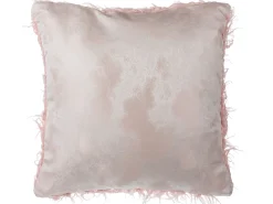 Set di 2 cuscini DAISY Finta pelliccia 45 x 45 cm Rosa Tinta unita