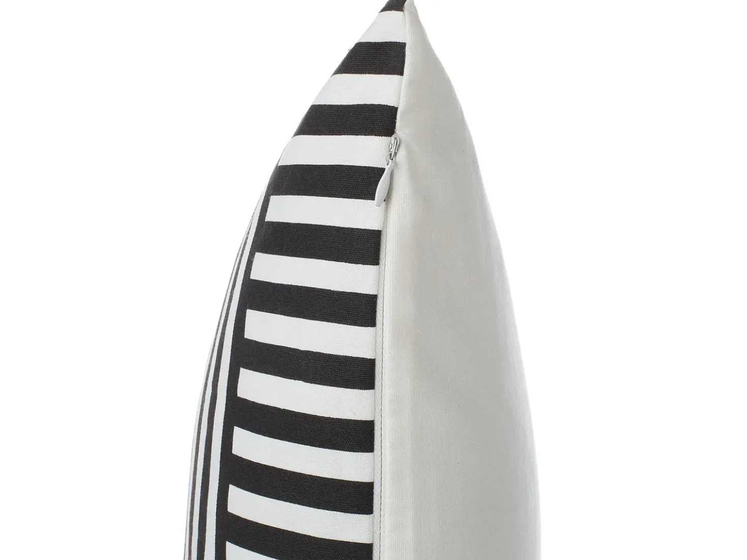 Set di 2 cuscini DALIA Cotone 45 x 45 cm Nero Trama geometrica