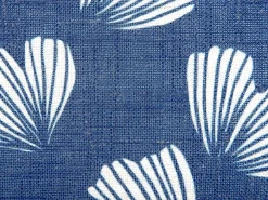 Set di 2 cuscini DANDELION 45 x 45 cm Blu scuro Trama di piante