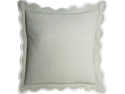 Set di 3 cuscini decorativi CANARIUM Cotone 30 x 50 cm 45 x 45 cm Verde Tinta unita