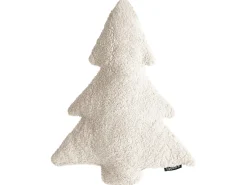 Set di 3 cuscini decorativi WINTERLAND Bouclé 30 x 35 cm 45 x 25 cm Beige chiaro Modello natalizio