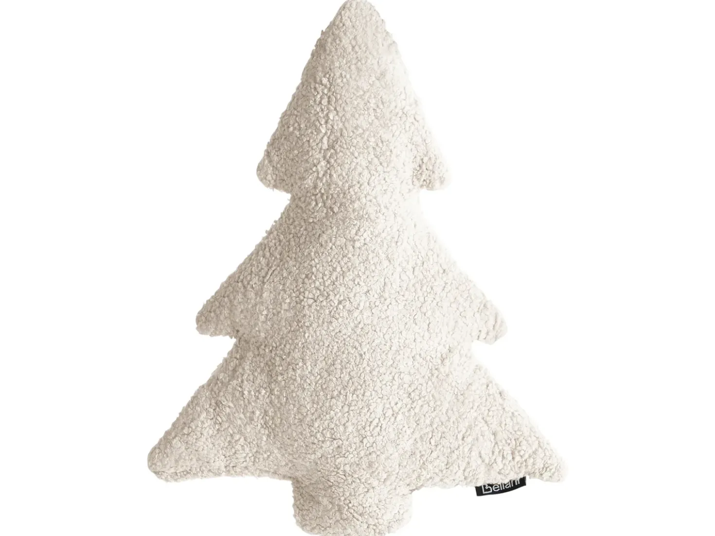 Set di 3 cuscini decorativi WINTERLAND Bouclé 30 x 35 cm 45 x 25 cm Beige chiaro Modello natalizio