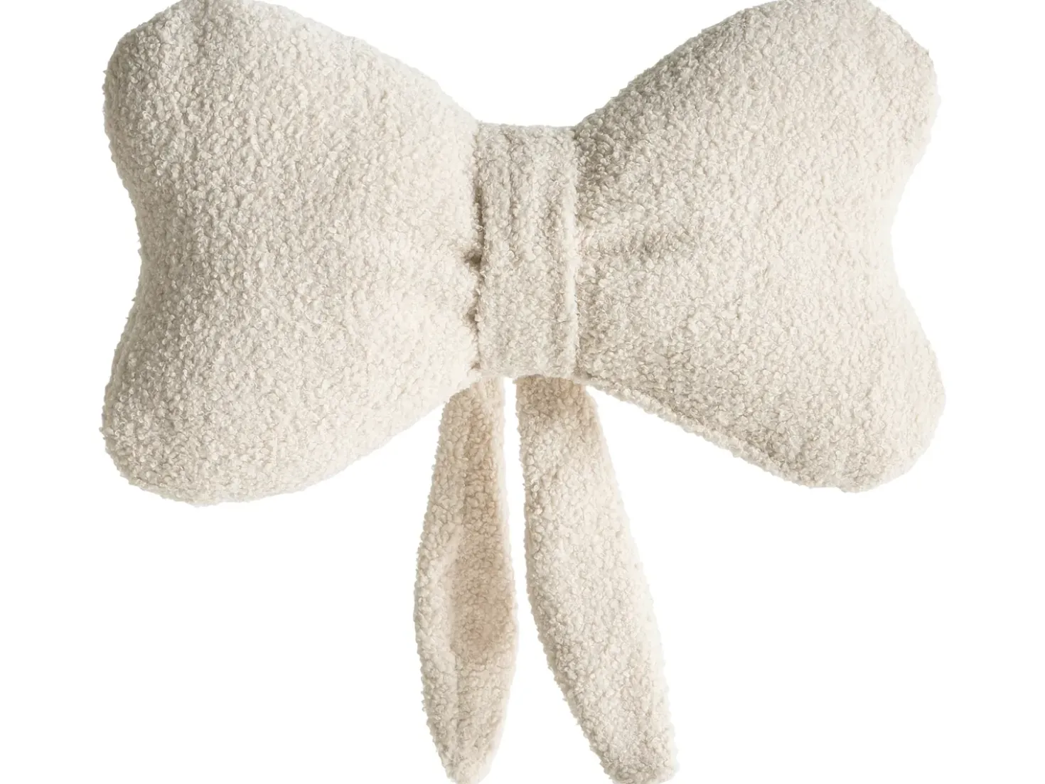 Set di 3 cuscini decorativi WINTERLAND Bouclé 30 x 35 cm 45 x 25 cm Beige chiaro Modello natalizio