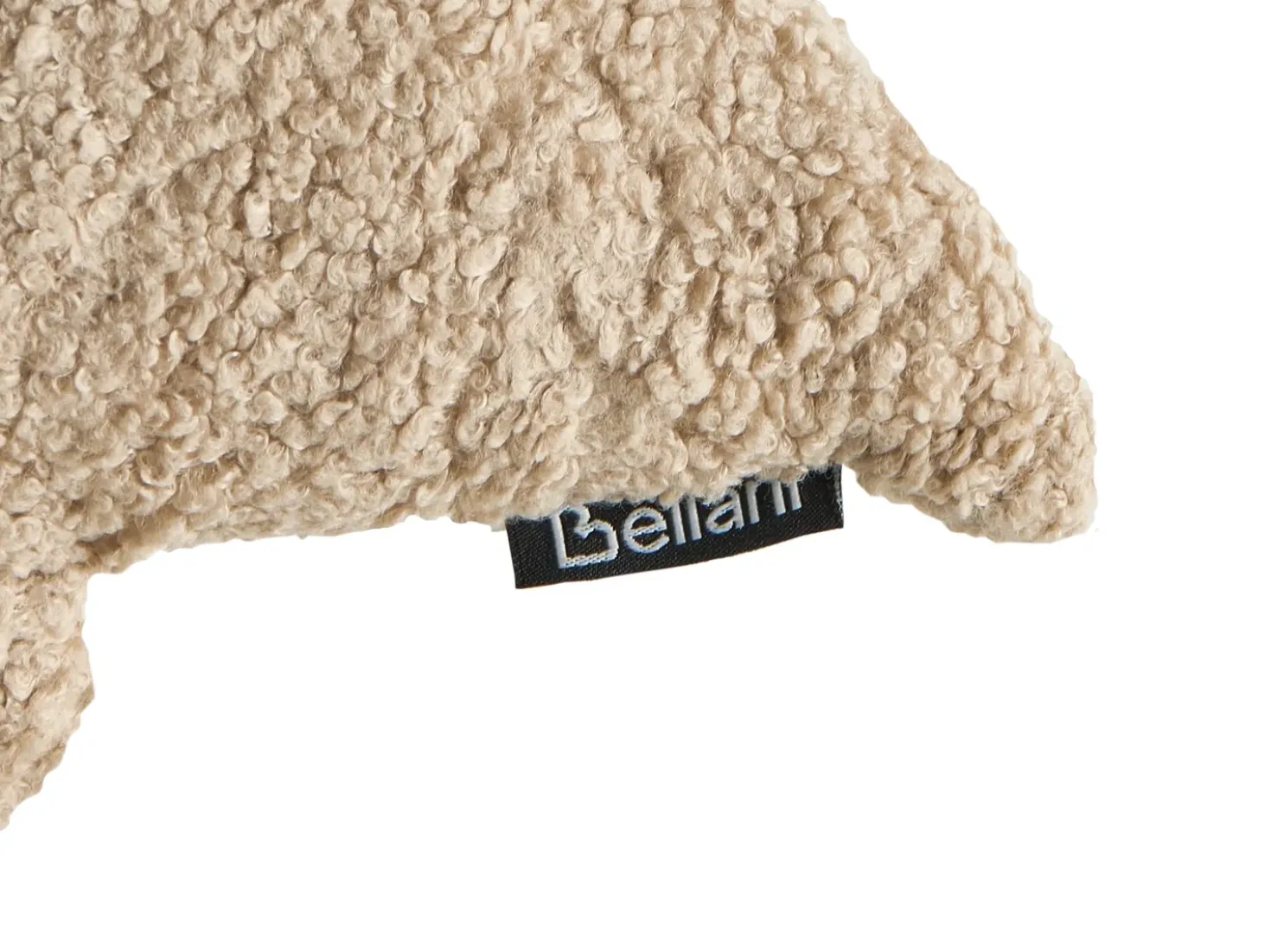 Set di 3 cuscini decorativi WINTERLAND Bouclé 30 x 35 cm 45 x 25 cm Beige chiaro Modello natalizio