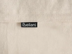 Set di 3 cuscini decorativi MYRISTICA Cotone 30 x 50 cm 45 x 45 cm Beige Trama floreale