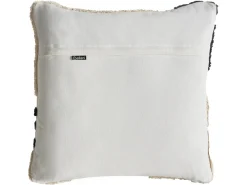 Set di 3 cuscini decorativi ALSTONIA Cotone 30 x 50 cm 45 x 45 cm Nero Trama astratta