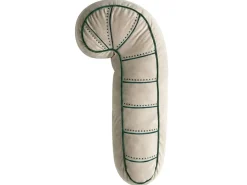 Set di 3 cuscini decorativi JOLLYTRIO Velluto 35 x 70 cm 40 x 60 cm 40 x 40 cm Beige chiaro Modello natalizio