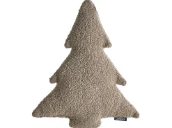 Set di 3 cuscini decorativi WINTERLAND Bouclé 30 x 35 cm 45 x 25 cm Tortora Modello natalizio