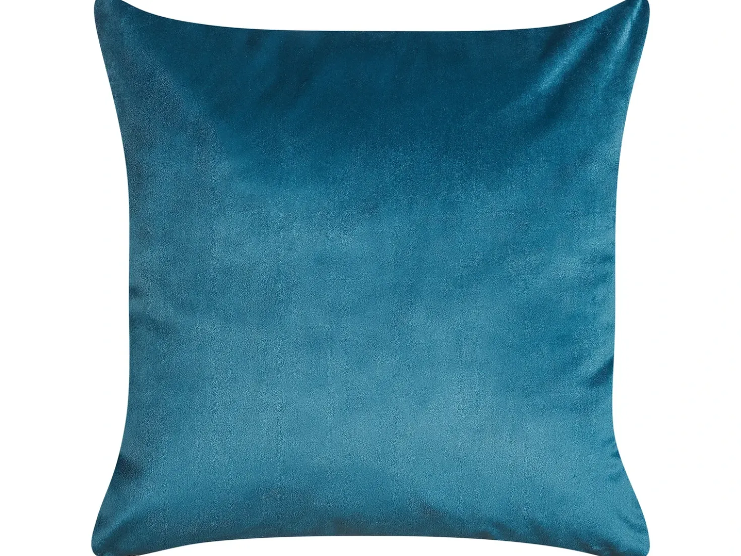 Set di 2 cuscini DELICIOSA Velluto 45 x 45 cm Blu Trama di piante
