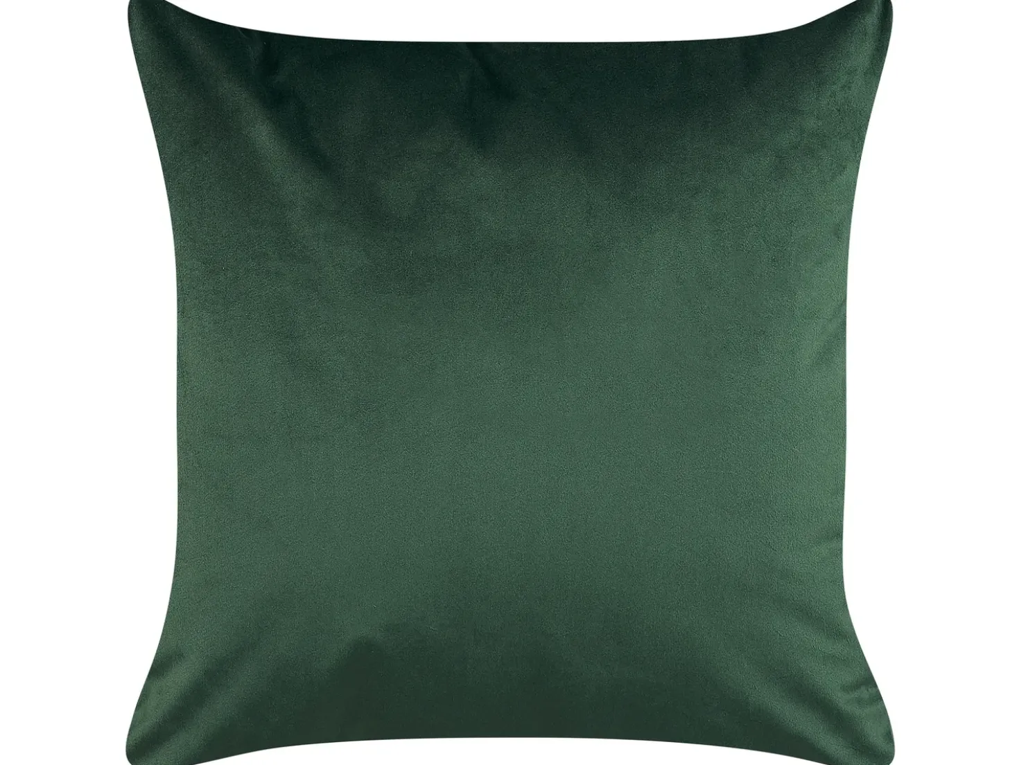 Set di 2 cuscini DELICIOSA Velluto 45 x 45 cm Verde scuro Trama di piante